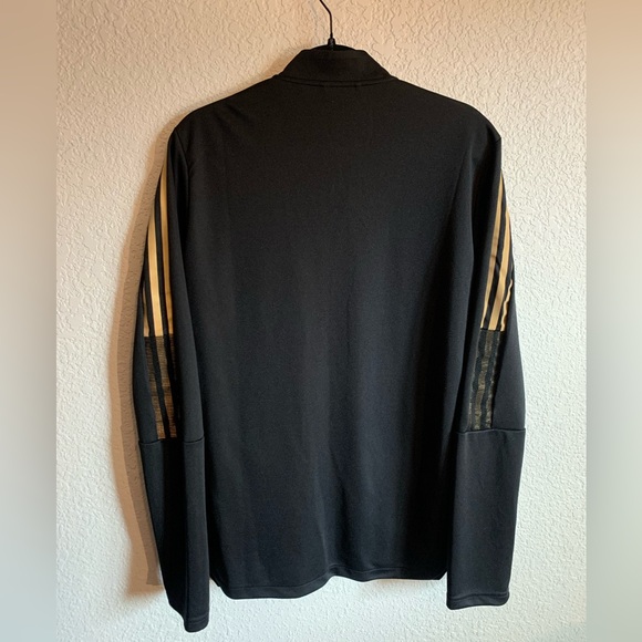 adidas Tiro Track Jacket Men’s Medium Black & Gold NWOT - Picture 3 of 12